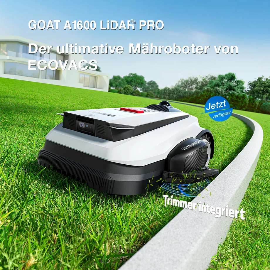 ECOVACS GOAT A1600 LiDAR PRO Mähroboter